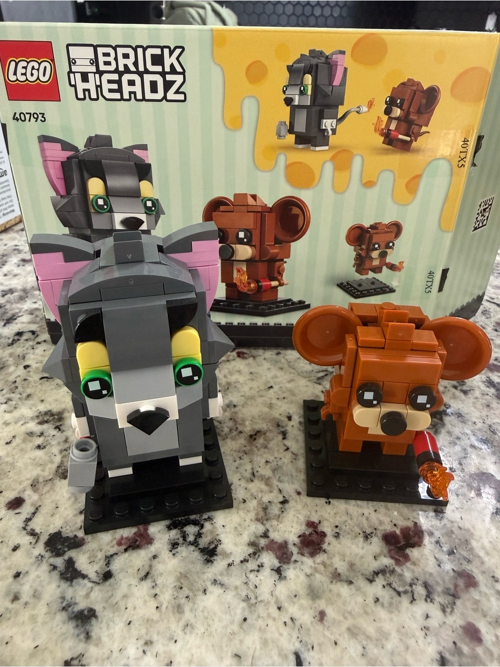 LEGO BrickHeadz Tom & Jerry 40793 Complete w/ Box & Instructions